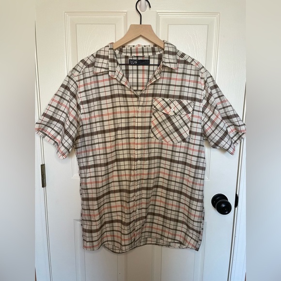 Mountain Hardwear Men’s Button Down Plaid Shirt - Picture 1 of 5